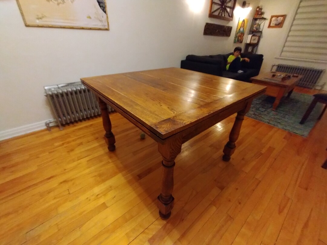 Antique English Pub Table oak Etsy