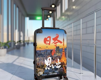 Memories of Japan Carry-on Suitcase | Tokyo Scenery Nostalgic Luggage