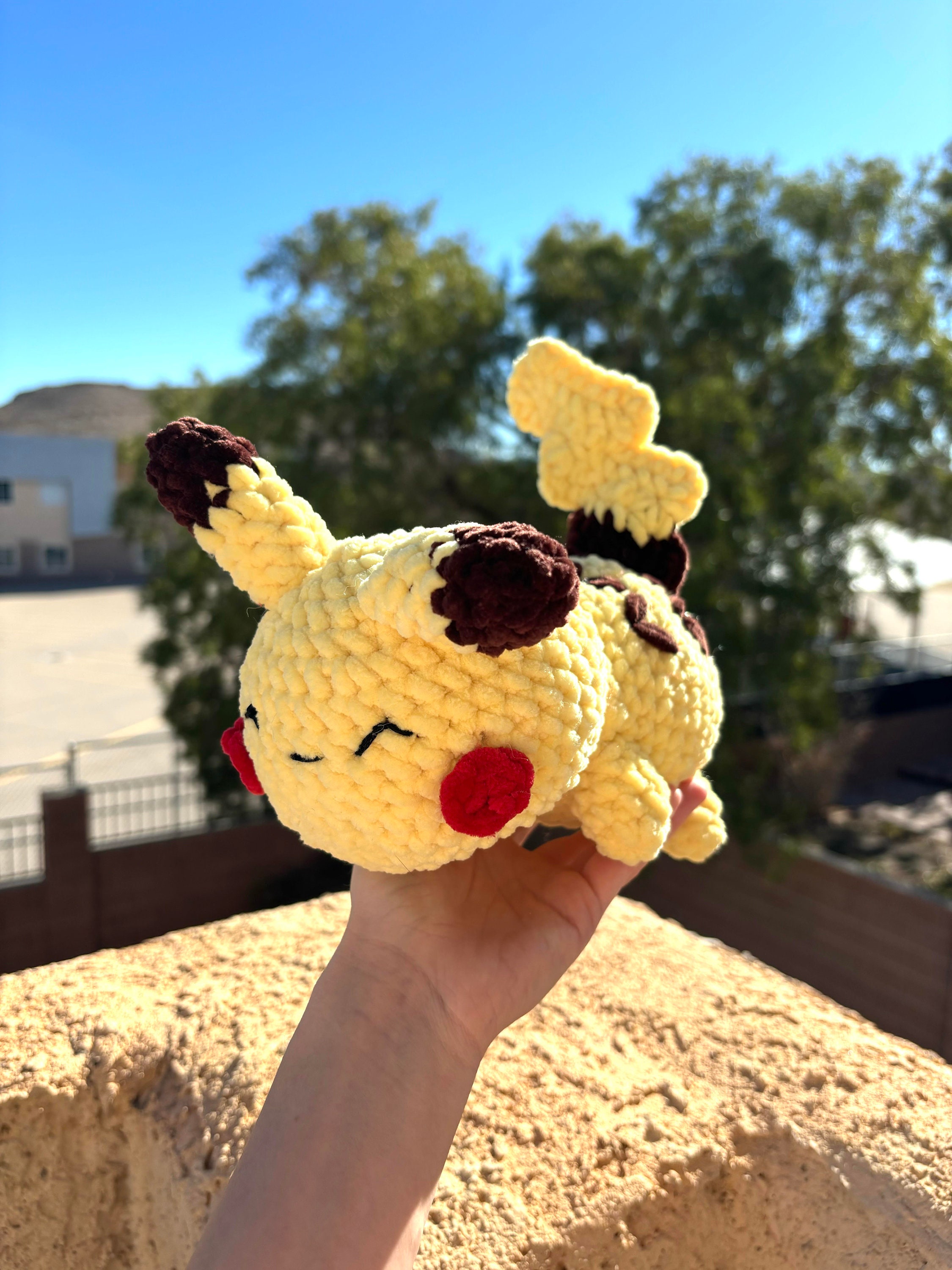 Crochet Pikachu Plushie