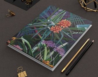 Botanical Journal | Plant Lover Gift | Tropical Floral Notebook | Aesthetic Writing Journal