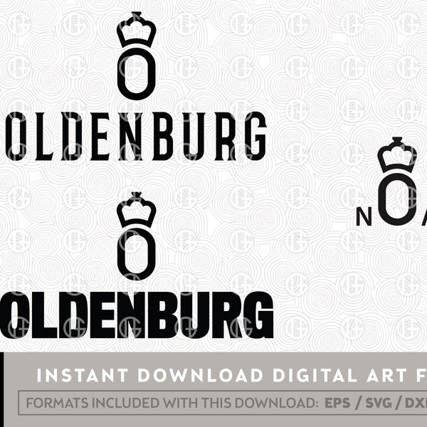 Oldenburg Brand GHD29, svg, dfx, png, eps, vector, transparent background, clipart, laser, sticker, horse, dressage, warmblood, handmade