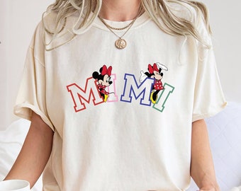 Comfort Colors® Mimi Mouse Shirt, Grandma mouse shirt, Disney family shirt, women's Disney shirt, Disney grandma shirt, Disneyworld shirt