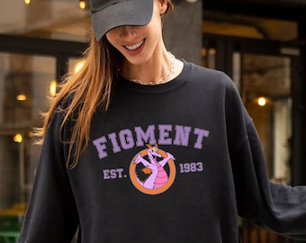 Disney Figment Sweatshirt, Epcot Figment Shirt, Figment Est 1983 Shirt, Purple Dragon Shirt, One Little Spark Shirt, Disney Epcot Shirt