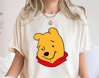 Comfort Colors® Vintage Pooh Shirt, Minimal Winnie The Pooh Shirt, Disney Trip Shirt, Disney Family Matching Shirt