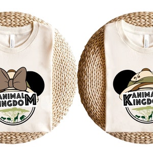 Animal Kingdom Safari Couple Shirts, Disney Mickey Minnie Safari Mode, Couple Shirts, Disney Safari Couple Shirts, Disney Couple Gift Tees