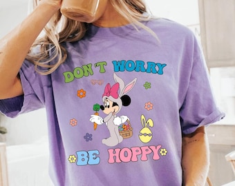 Disney Easter Shirt 2025, Minnie Bunny Ears Shirts, Disney Easter Shirt, Easter Disneyland shirt, Easter Gifts, Disney Bunny Shirt