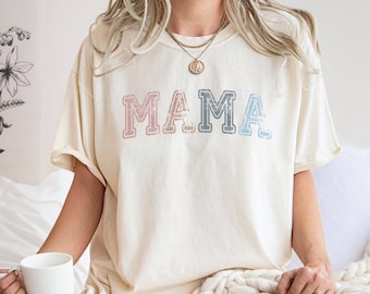 Comfort Colors® Mama Shirt For Mothers Day Gift From Daughter, Comfort Colors Mama Tshirt For Birthday Gift For Her, Baby Shower Gift, Mom