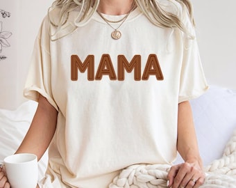 Comfort Colors® Comfort Colors®  Mama Shirt, Retro Mama Shirt, Mother’s Day Gift, Mom Life Shirt, Motherhood Shirt, Mom Gift Idea