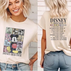 Vintage Disneyland Eras Tour Mickey Mouse Shirt, Mickey And Friends Sweatshirt, Retro Walt Disneyworld, Disney Eras, Mickey Eras Tour Hoodie