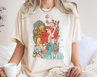 Comfort Colors® The Little Mermaid Shirt, Disney T-shirt, Women's Little Mermaid Ariel Shirt, Ariel Mermaid Shirt, Disney Ariel Shirt