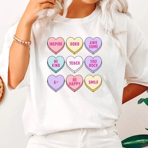 Valentines Day Teacher Sweatshirt, Teaching Sweethearts Teacher Shirts, Teacher Valentines Day Gift,Love Teacher Shirt,Valentines Day Shirt