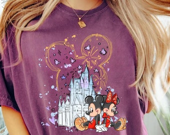 Disney Castle Shirt, Mickey & Friends T-Shirt, Disney Characters, Minnie Ears Castle Shirt, Magic Kingdom, Disney Family Shirt