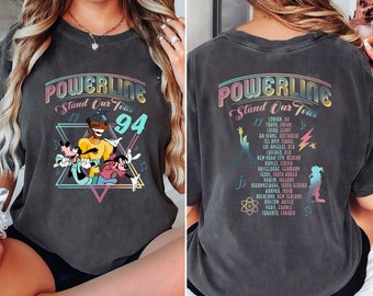 Comfort Colors® Retro 90s Goofy Movie Comfort Colors Shirt, Max Goofy Roxanne Powerline Shirt, Disney World Tour Shirt, Goofy Movie Shirt