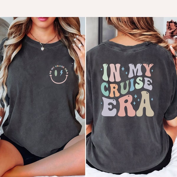 Comfort Colors® In My Cruise Era Shirt, Funny Vacation Tee, Retro Cruise Gift,Cruise Travel T-shirt, Cruise Tripping Tee,Cruise Lover Shirt,