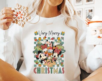 Mickey's Very Merry Christmas Party 2024 Sweatshirt, Walt Disneyworld Christmas Shirt, Magic Kingdom Christmas Sweatshirt, Christmas Gift