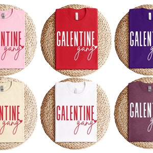 Galentiness Day Shirts - Galentine Gang, Galentines Day Gifts, Funny Valentines Day Tshirt, Valentine Gift for Friend Valentines Day Gift