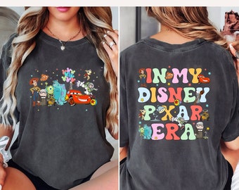 Comfort Colors® In My Pixar Era Shirt, Pixar Character Tee, Monster Inc Shirt, Toy Story Shirt, Pixar Up Shirt, Cars Movie Shirt, Disneyland