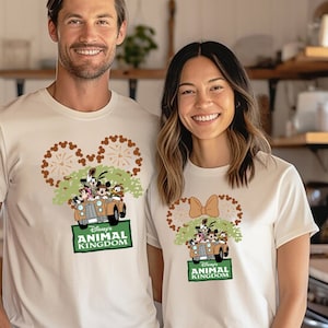 Animal Kingdom Safari Couple Shirts, Disney Mickey Minnie  Safari Mode, Couple Shirts, Disney Safari Couple Shirts, Disney Couple Gift