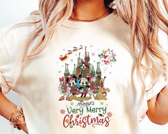 Mickey's Very Merry Christmas Party 2024 Shirt, Walt Disneyworld Christmas Shirt, Magic Kingdom Christmas Sweatshirt, Christmas Gift