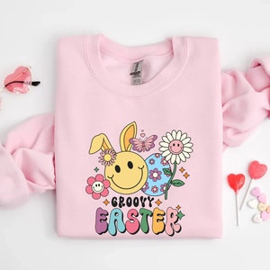 Happy Easter Sweatshirt,Easter Gift for Her,Matching Easter Sweatshirts, Easter Teacher,Womens Easter Shirt,Easter Shirt,Easter Shirts