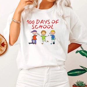100 Days of School Shirt, 100 Day Sweatshirt, 100th Day Of School Celebration, Student Shirt,Back to School Shirt, Gift For Teacher