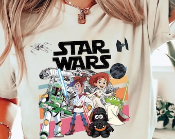 Toy Story Star Wars Shirt, May The 4th Be With You Disney Tee, Funny Pixar Toy Story Mashup Shirt, Star Wars Day Tee, Disney Family Vacation