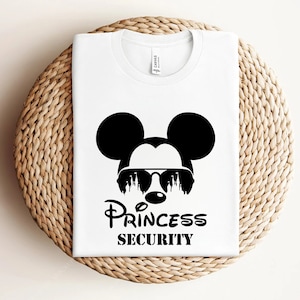 Comfort Colors® Disney Princess Security T-Shirt, Security Dad Shirt, Gift For Dad, Disney World Shirt, Fathers Day Gift, Gift For Boyfriend