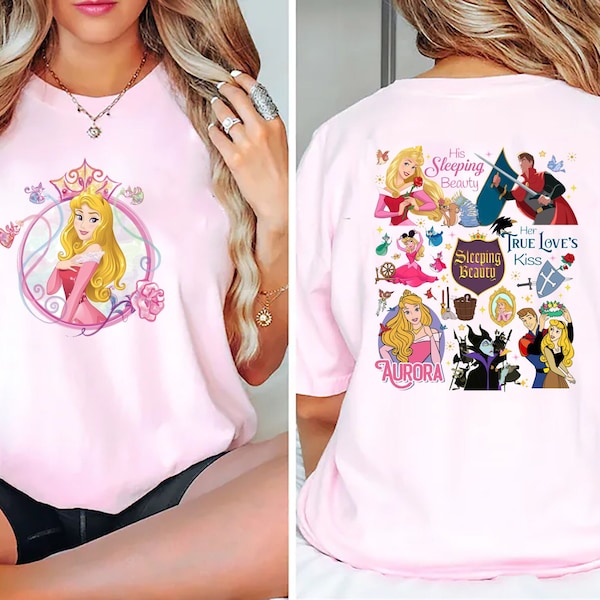 Aurora Disney Princess Shirt, Princess Aurora Tee Disney Character Shirt, Disney Trip Shirt, Sleeping Beauty,Comfort Colors or Bella canvas