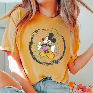 Comfort Colors Mickey Disney Mardi Gras Shirt, Disneyland Family Fat Tuesday New Orleans Shirt, Mardi Gras on Main Street