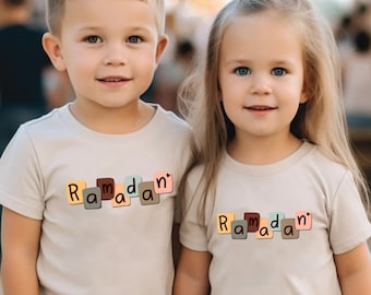 Ramadan Mubarak Family Shirt, Ramadan Kareem Shirt, Ramadan Shirt, Muslim Shirt, Islamic Shirts, Muslim Kids Shirt, Ramadan Gift, Eid Shirt