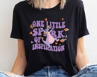 Disney Figment Shirt, Figment Sweatshirt, One Little Spark Of Inspiration Shirt, Purple Dragon Shirt, Disney Epcot Shirt