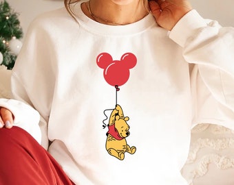 Retro Winnie The Pooh Sweatshirt, Disney Winnie The Pooh Shirt, Disney Pooh Bear Hoodie, Disneyland Classic Pooh and CO