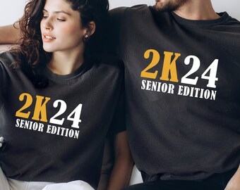 Comfort Colors® Senior Edition 2K24 Graduate Shirt,Proud 2K24 T-shirt, 2K24 T-shirt, 2K24 Shirts,Proud Of A 2024 Graduate Shirt,Family Proud