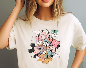 Mickey And Friends Shirts, Mickey And Friends Minnie Donald Daisy Goofy Pluto Sweatshirt, Disneyland Shirt, Disneyworld Hoodie