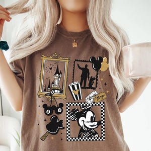 Comfort Colors® Disney Mickey Checkered Shirt, Vintage Mickey Shirt, Disney Mouse Shirt, Disney Family Trip Shirt, Disney Magical Park Tee