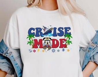 Disney Cruise Mode Shirt, Cruise Vacation Gift, Cruise Vibes Shirt, Matching Group Shirts for Cruise Holiday, Summer Vacation Tees