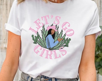 Let's Go Girls - (Cowgirl) - Rodeo Shirt | Rodeo Graphic Tee | Kids Cowgirl Tee | Rodeo Graphic Tee | Women Graphic Tee | Girls Cowgirl Tee