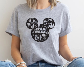 Star Wars Disney Shirt, Star Wars Sweatshirt, Star Wars Mickey Ear Hoodie, Disneyland Kids Shirt, Disney Trip, Galaxy's Edge Shirt,Star Wars