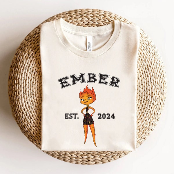 Ember Elemental Disney Shirt, Elemental Ember Shirt, Wade and Ember Shirt, WDW Magic Kingdom Shirt, Elemental Characters Groups Tee