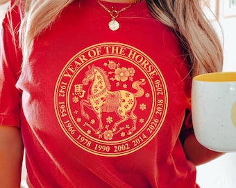 2026 Year Of The Horse Shirt, Chinese New Year Sweater, Chinese Horse Sweatshirt, Happy Chinese New Year Tee, New Year 2026 Shirt