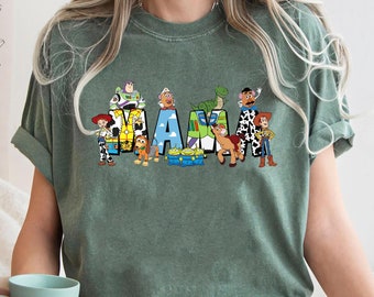 Comfort Colors® Toy Story Mama Shirt, Toy Story Mother's Day  Shirt, Disney Toy Story, Buzz Lightyear Shirt, Gift For Mom, Disney Trip Shirt