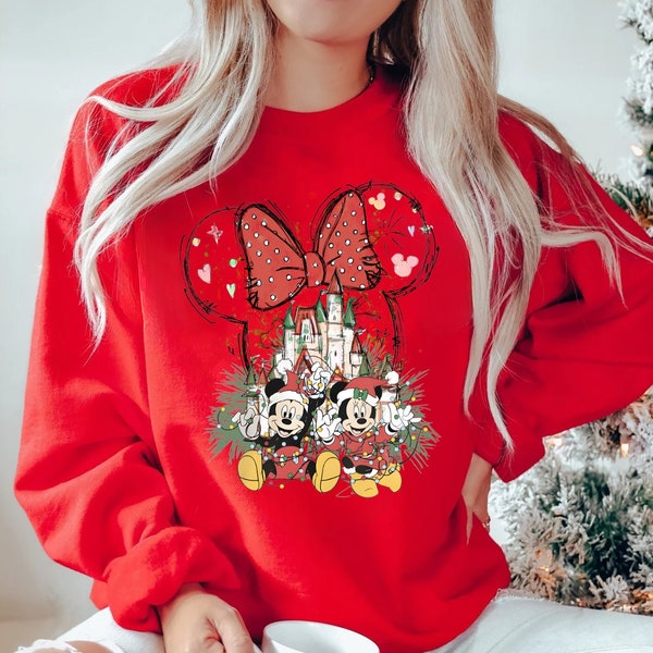 2024 Mickey's Very Merry Christmas Party Sweatshirt, Disney Christmas Family Shirt, Magic Kingdom Christmas Gift