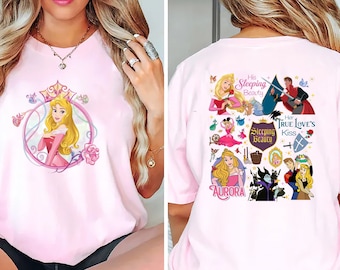 Aurora Disney Princess Shirt, Princess Aurora Tee Disney Character Shirt, Disney Trip Shirt, Sleeping Beauty,Comfort Colors or Bella canvas