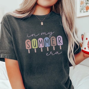 Comfort Colors® In My Summer Era Shirt, School Holiday Tee, Summer Break Tee, Semester Break Tee, Summer Vacation Tee, Summer Holiday Tee