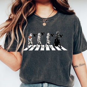 Comfort Colors® Vintage Disney Star Wars Shirts, Disney Star Wars Darth Vader Storm Trooper Shirt, Disneyworld Shirt, Disney Family Shirts