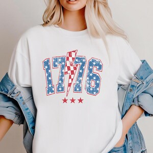 Comfort Colors®  American Flag 1776 Tee, Retro America USA Map Shirt, God say you are Tee, Bible Verse 4th July, USA Flag, American Girl Tee