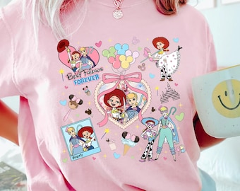 Disney Friends Shirt, Toy Story Best Friends Forever Shirt, Gift For My Best Friends, Toy Story Woody, Buzz Lightyear, Friends Shirt