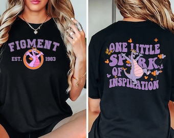 Vintage Disney Figment  Shirt, One Little Spark Of Inspiration, Figment Est 1983 Shirt, Epcot Figment Shirt, Disneyland Shirt
