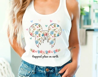 Disney Castle Racerback Tank, Ears Shirt, Magic Kingdom Tee, Vacay Mode Tank Tops, Disney Women Racerbacks, Matching Tanks