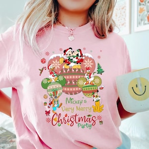 Mickey And Friend Christmas Sweatshirt,Disney Ears Christmas Shirt,Disney Christmas Shirt,Disney Trip Shirt,Disney Family Christmas Tee